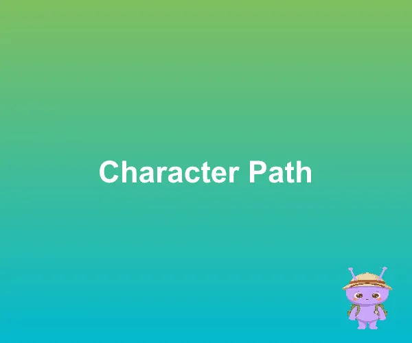 Character Path Printable