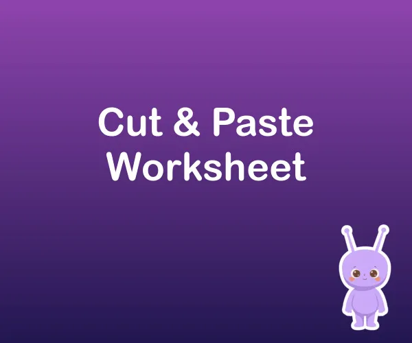 Cut & Paste Worksheet